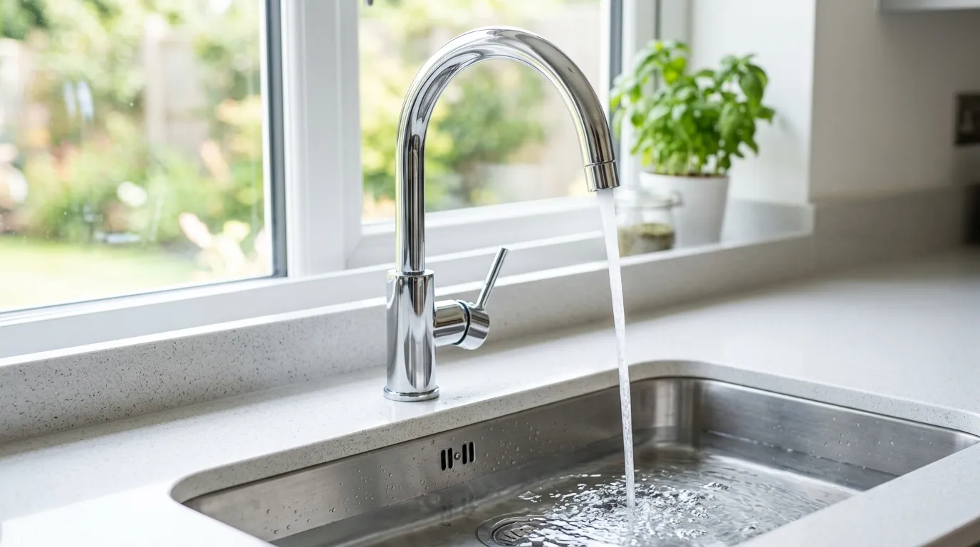 Local Plumbing Master Pros same day plumber fixing a faucet in Ness City, KS